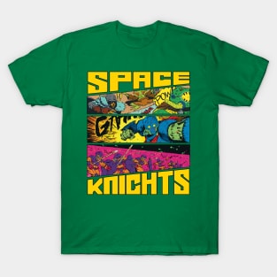 Space Knights ACTION!! T-Shirt